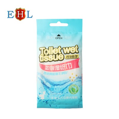 China supplier natural comfortable biodegradable toilet wet tissue