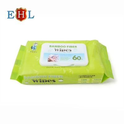 wholesale baby wet wipes of organic bamboo for cleaning gently